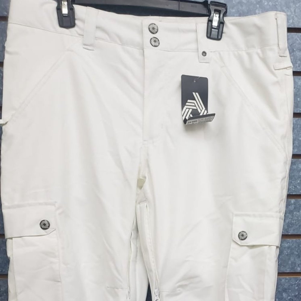 APERTURE  Men's White Insulated Snowpants Size L